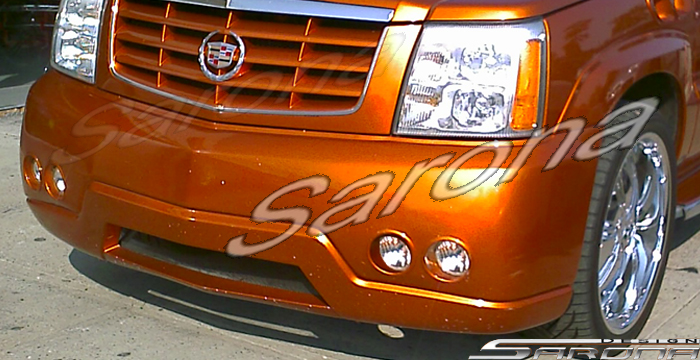 Custom Cadillac Escalade E.X.T.  Truck Front Bumper (2002 - 2006) - $450.00 (Part #CD-009-FB)